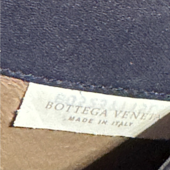 Bottega Veneta Dark Blue Intrecciato Leather Continental Flap Wallet - Picture 5 of 14